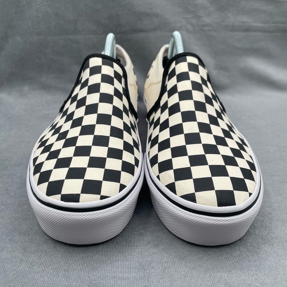 Vans Women’s Asher Checkerboard Platform Sneakers Slip On Shoes Size 11 - Picture 5 of 10